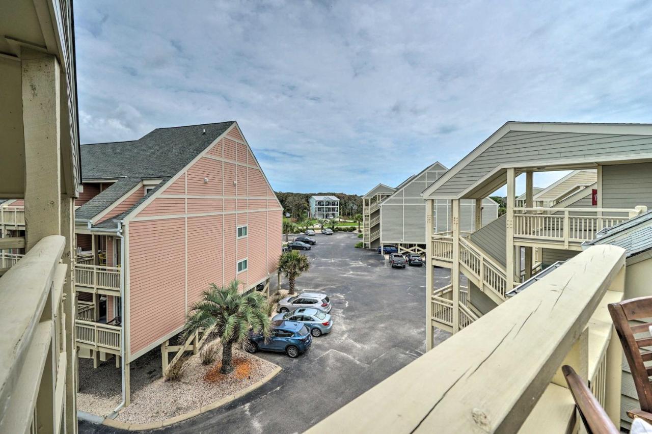 Beachfront Condo With Unobstructed Ocean Views! Oak Island Exterior photo