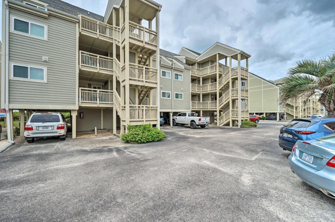 Beachfront Condo With Unobstructed Ocean Views! Oak Island Exterior photo